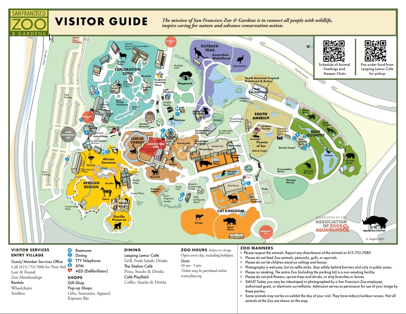 San Francisco Zoo — discounted tickets at Sloat Blvd & Great Highway, San Francisco, CA